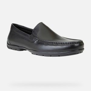Geox Men's comfortable breathable loafer leather